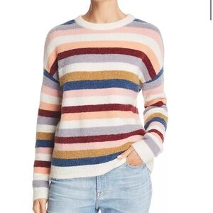 Rails Wool Alpaca Blend Striped Multicolor Women's Sweater - XS